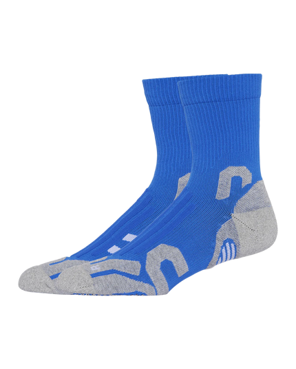 Asics Court+ Tennis Crew Socks blue side