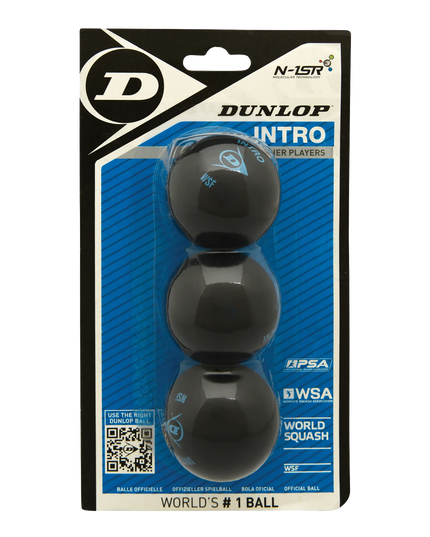 Dunlop Intro Squash Bal blister