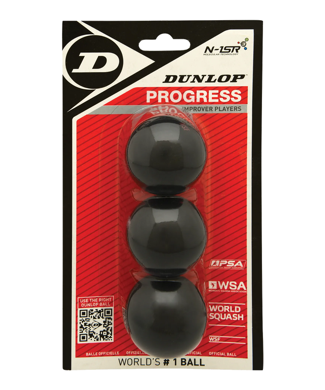 Dunlop Progress Squash Ball blister