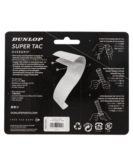 Dunlop Super Tac Overgrip 10298361 back