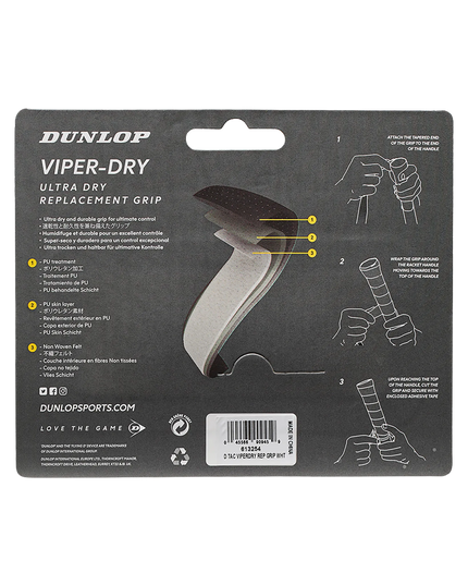 Dunlop Viper Dry Grip white back