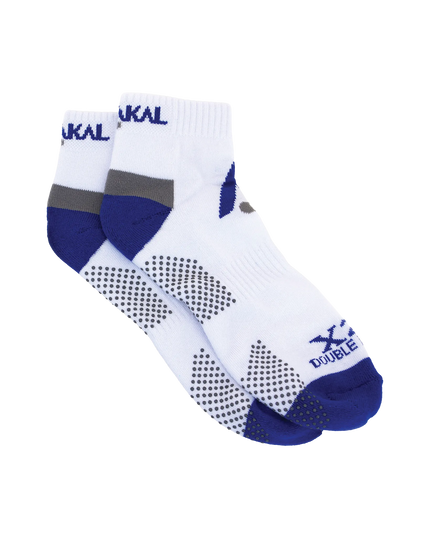 Karakal X2+ Men's Technical Sneaker Socks white blue