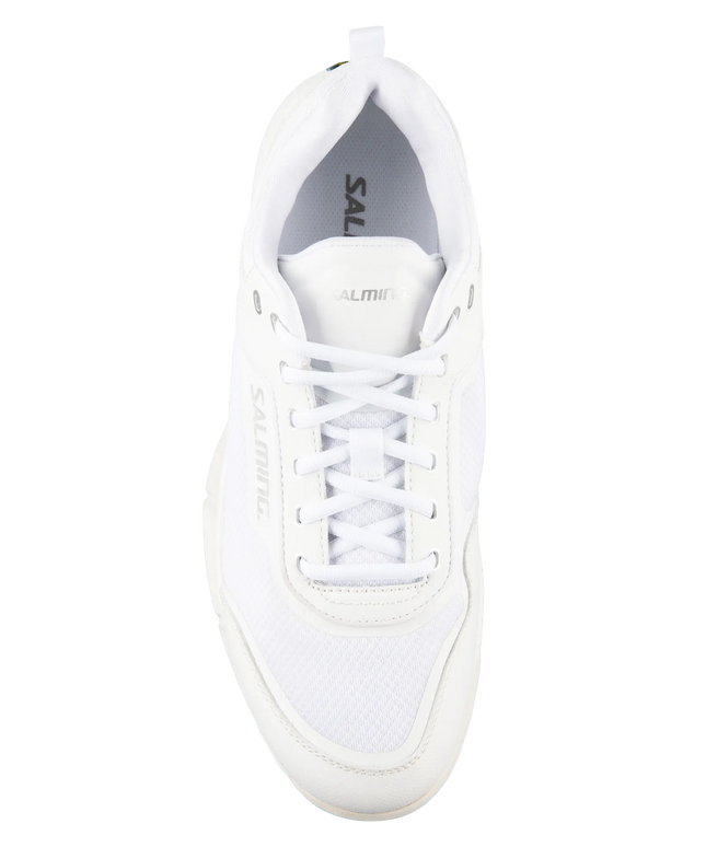 Salming Viper 1.0 white silver top view