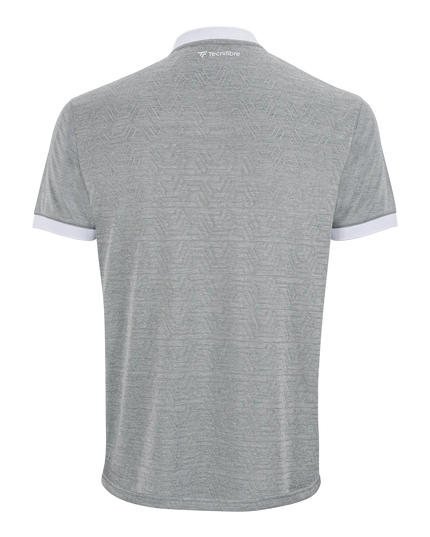Tecnifibre Team Mesh Polo light grey back